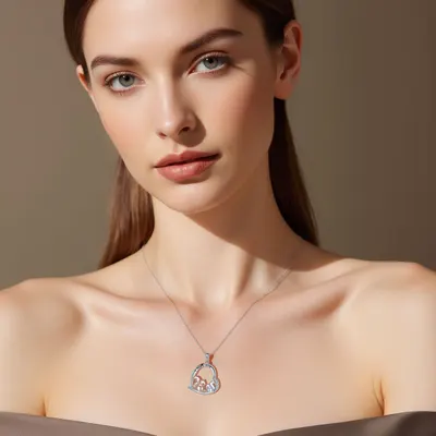 Cute Creative Personality Little Squirrels Exquisite Pendant Necklace